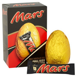 Продуктови Категории Шоколади  Mars млечно шоколадово яйце 141 гр.